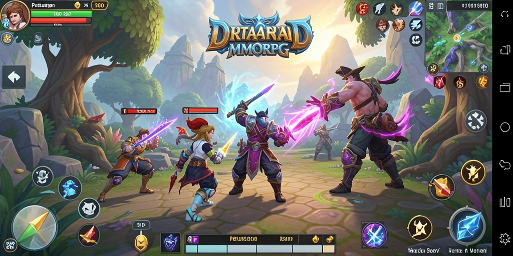 Screenshot gameplay 8ID dengan aksi seru dalam dunia MMORPG.