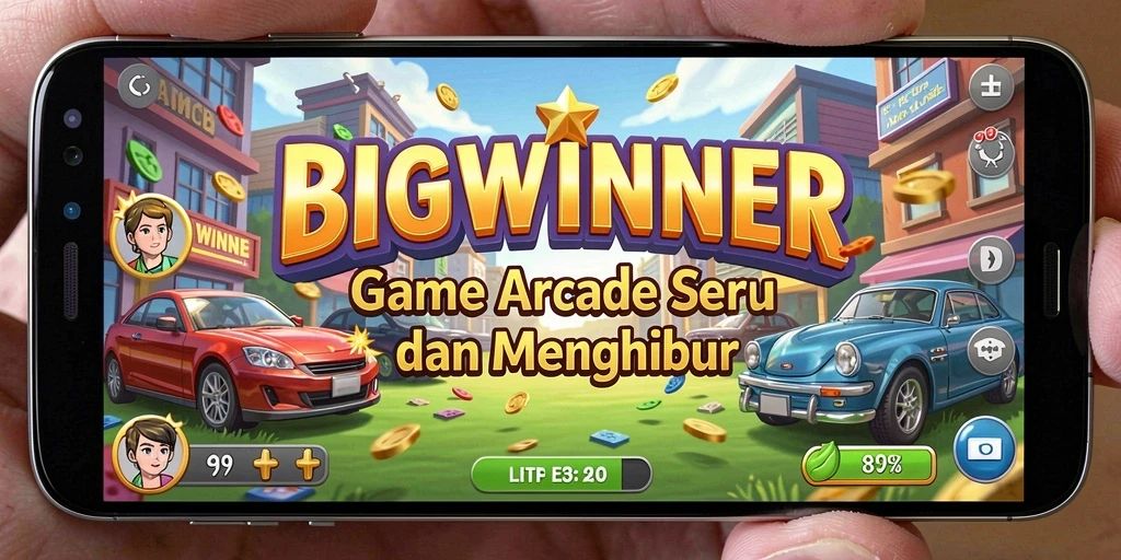 Gameplay Arcade yang mengasyikkan dari BIGWINNER dengan grafis yang menawan.