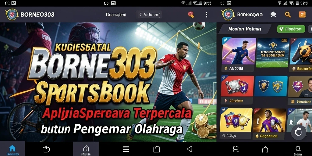 Tampilan gameplay Sportsbook dalam BORNEO303 yang menarik dan interaktif.