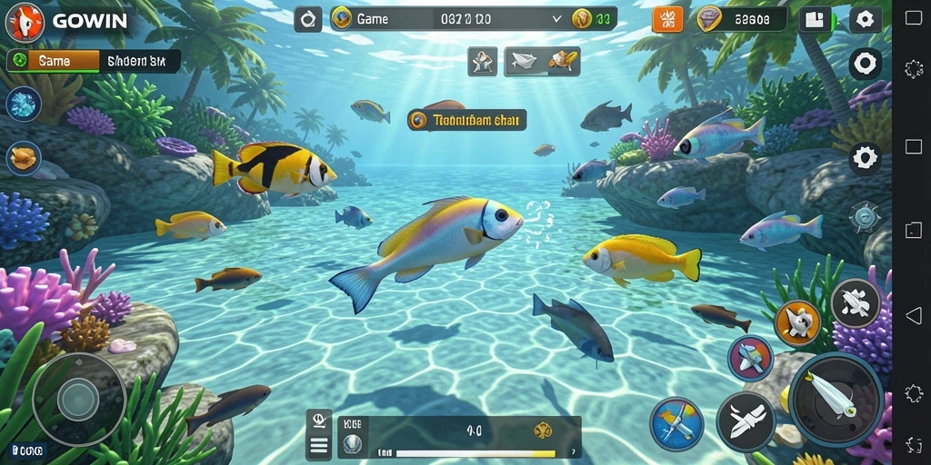Tampilan gameplay GOWIN yang seru dan penuh warna.