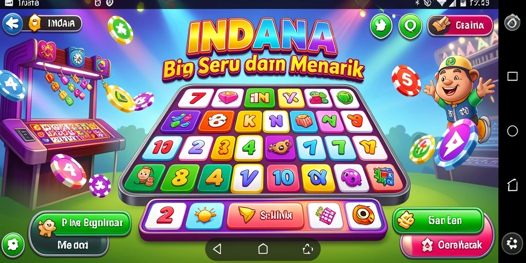Screenshot gameplay INDAAA dengan suasana bermain Bingo yang seru dan interaktif.