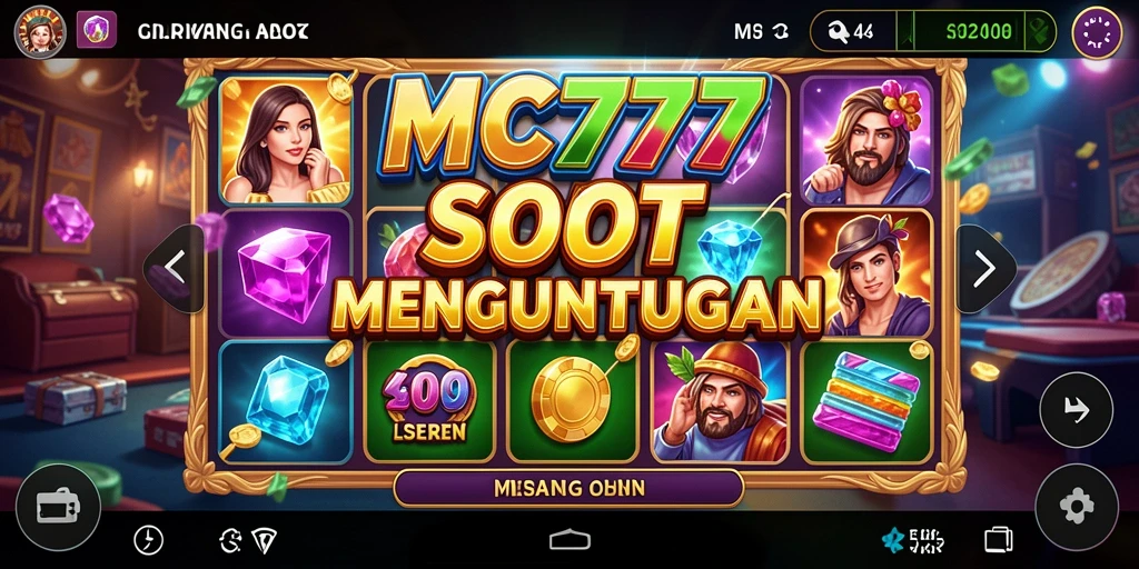 Gameplay menarik dan penuh warna dari MC777 Slot.