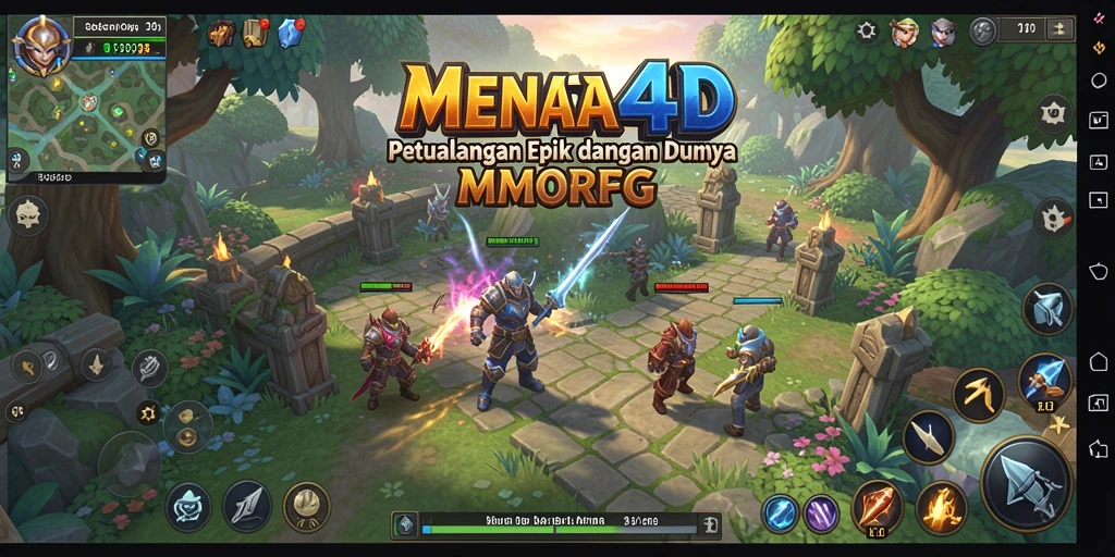 Tampilan gameplay petualangan seru di MENARA4D.
