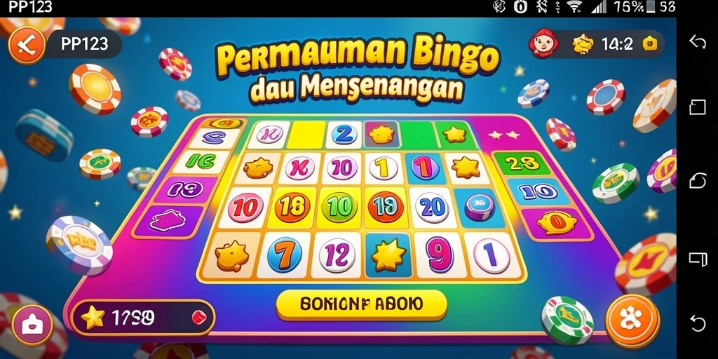 Tampilan gameplay seru dalam permainan Bingo PP123.