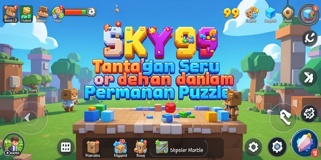 Screenshot gameplay <strong>SKY99</strong> yang menunjukkan tantangan puzzle yang mengasyikkan.
